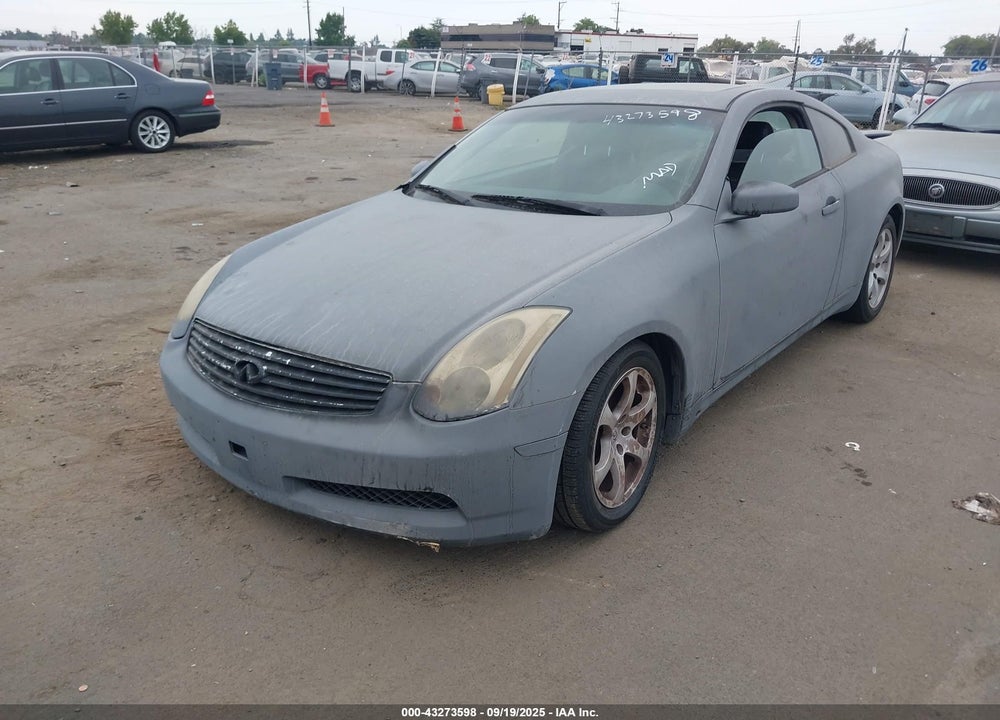 2003 INFINITI G35 BASE W/LEATHER VIN: JNKCV54E13M205159