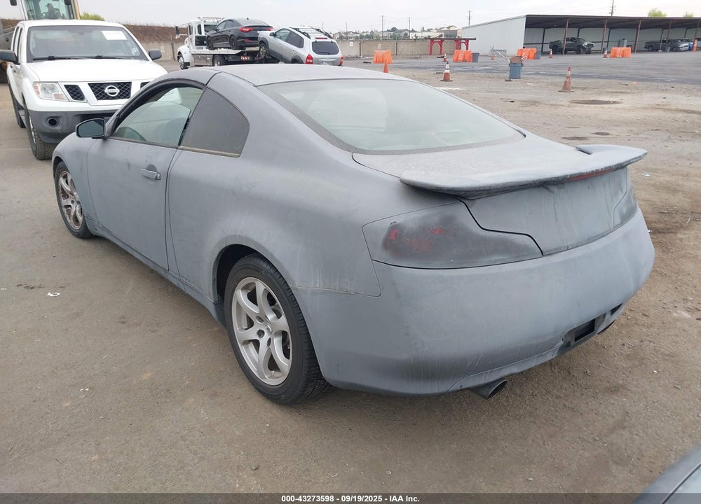 2003 INFINITI G35 BASE W/LEATHER VIN: JNKCV54E13M205159