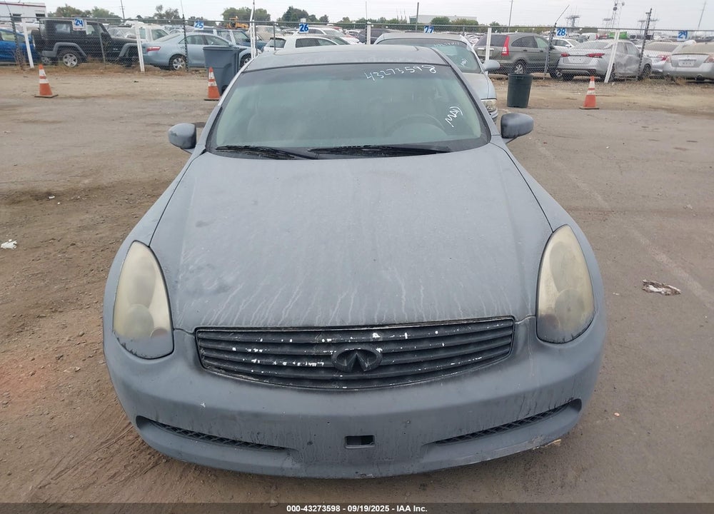 2003 INFINITI G35 BASE W/LEATHER VIN: JNKCV54E13M205159