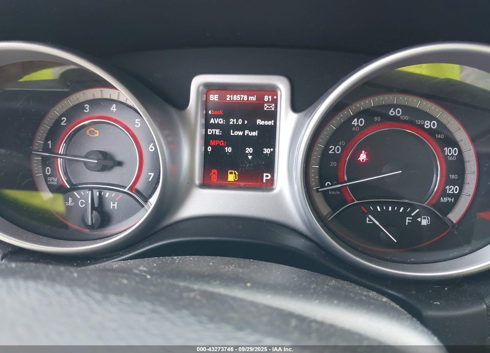 2014 DODGE JOURNEY VIN: 3C4PDDBGXET167920