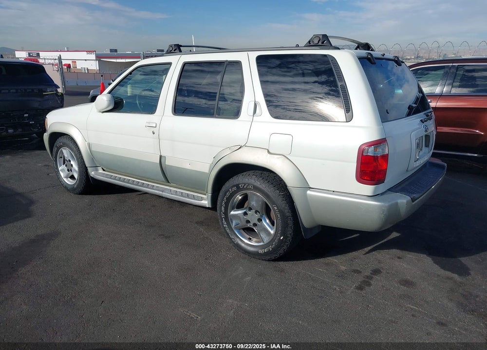 2001 INFINITI QX4 LUXURY VIN: JNRDR09X71W201996