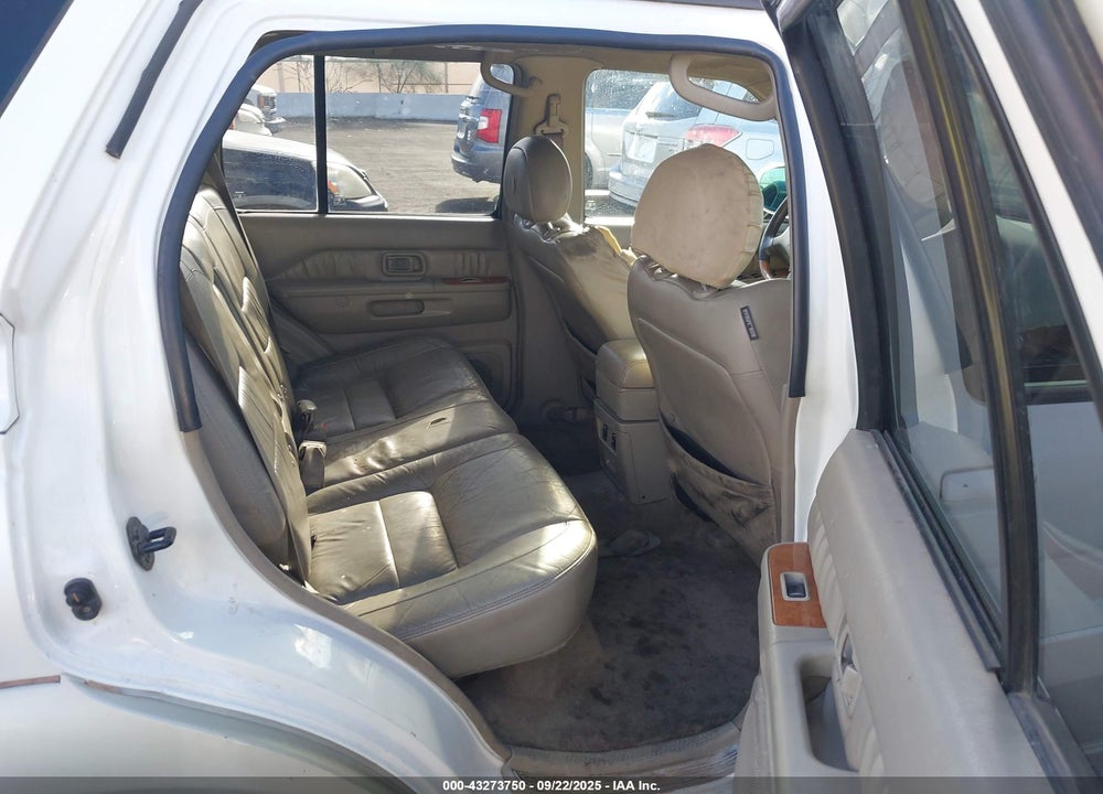 2001 INFINITI QX4 LUXURY VIN: JNRDR09X71W201996