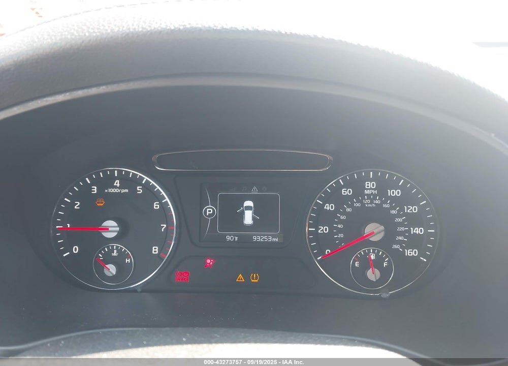 2016 KIA SORENTO 2.4L LX VIN: 5XYPGDA34GG110595