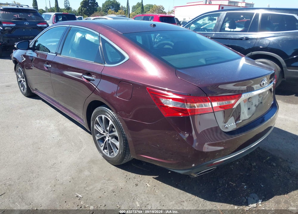 2018 TOYOTA AVALON XLE VIN: 4T1BK1EBXJU284651