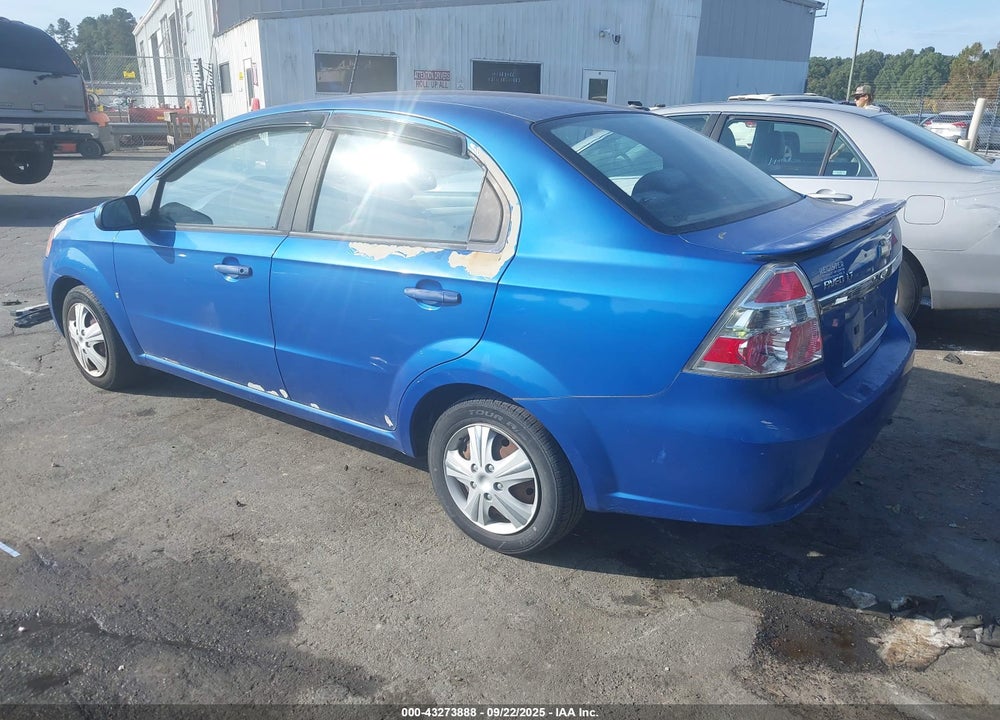 2009 CHEVROLET AVEO VIN: KL1TD56E69B669898