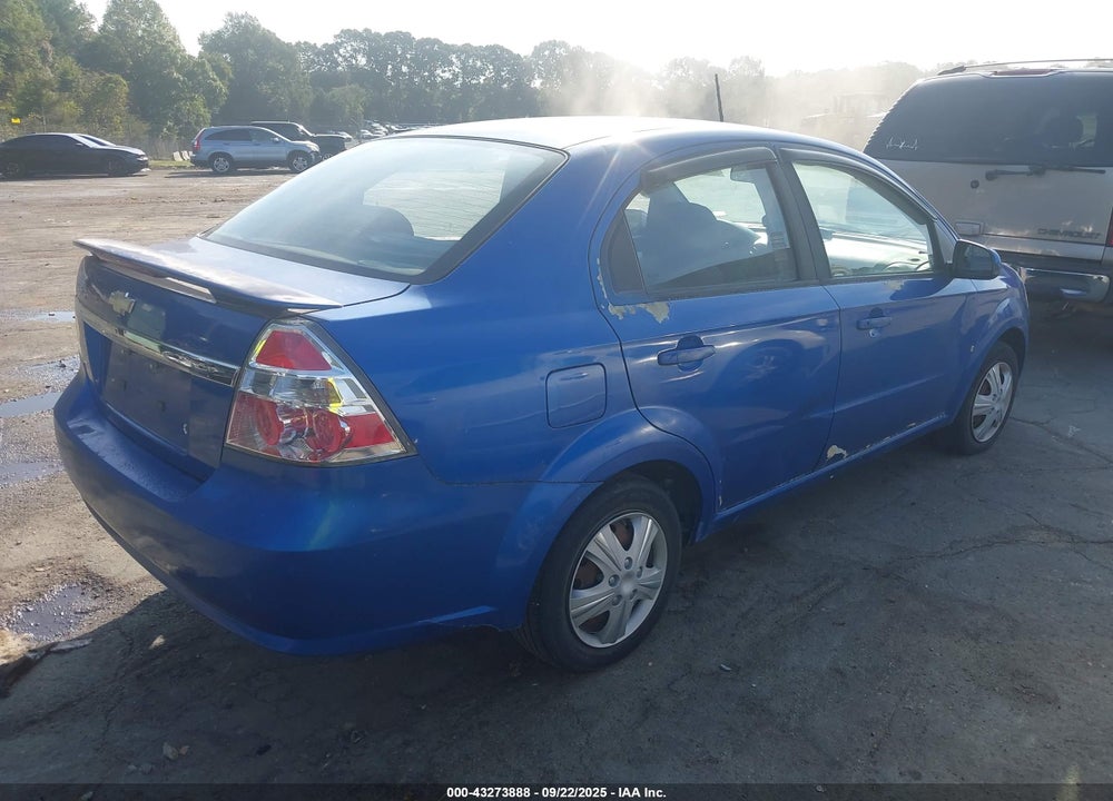 2009 CHEVROLET AVEO VIN: KL1TD56E69B669898