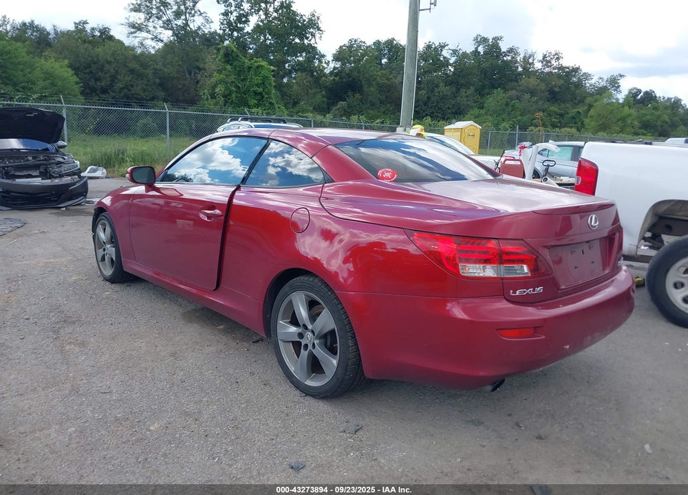 2010 LEXUS IS 250C VIN: JTHFF2C2XA2502035