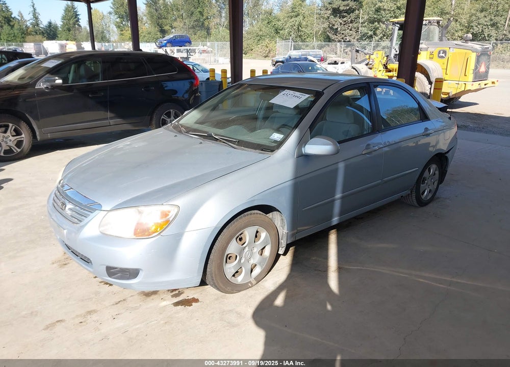 2007 KIA SPECTRA EX VIN: KNAFE121475386018