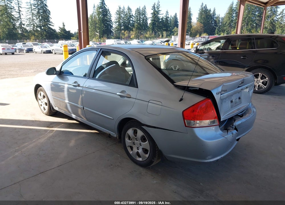 2007 KIA SPECTRA EX VIN: KNAFE121475386018
