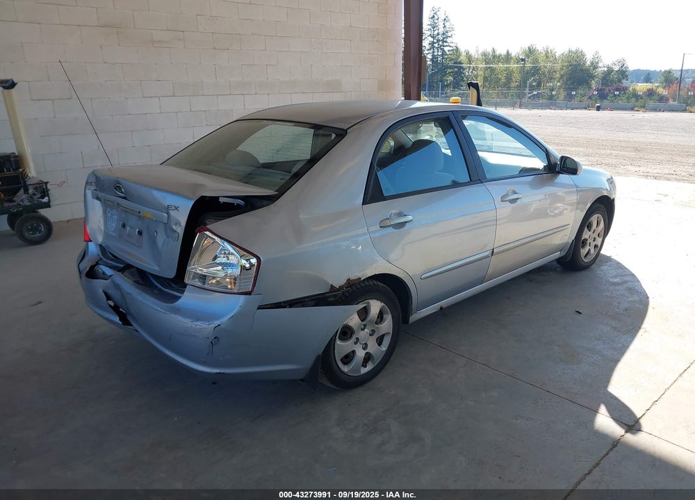 2007 KIA SPECTRA EX VIN: KNAFE121475386018