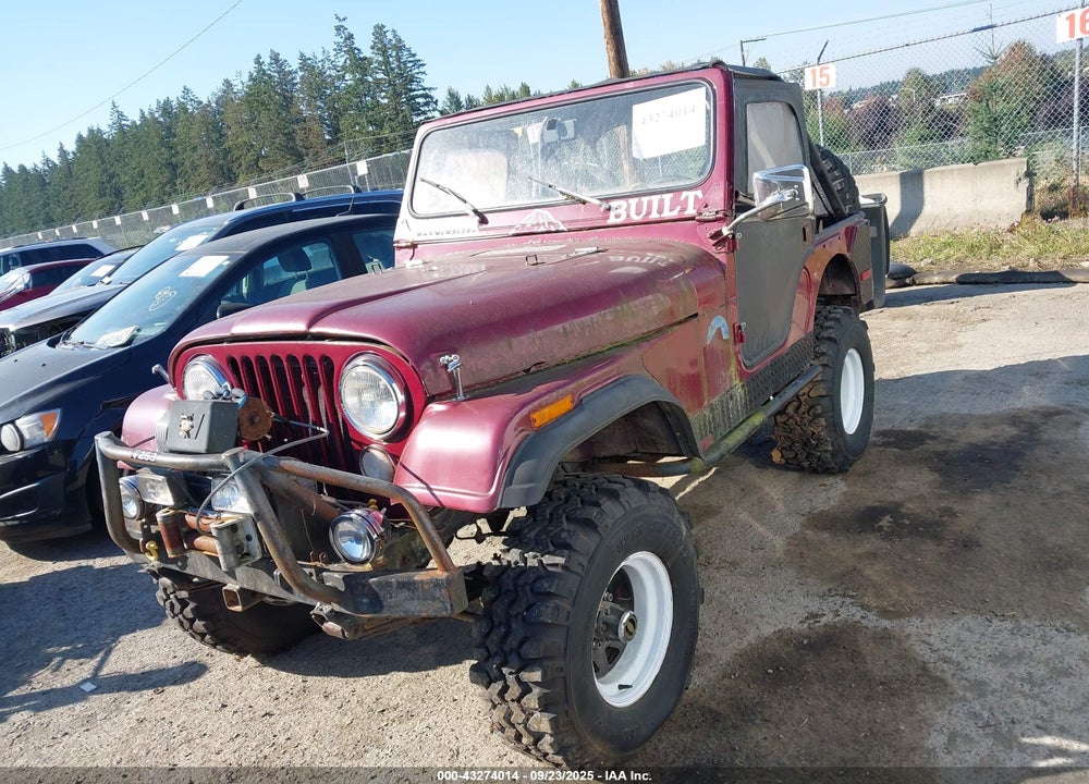1976 JEEP CJ-5 VIN: J6M83EA066474