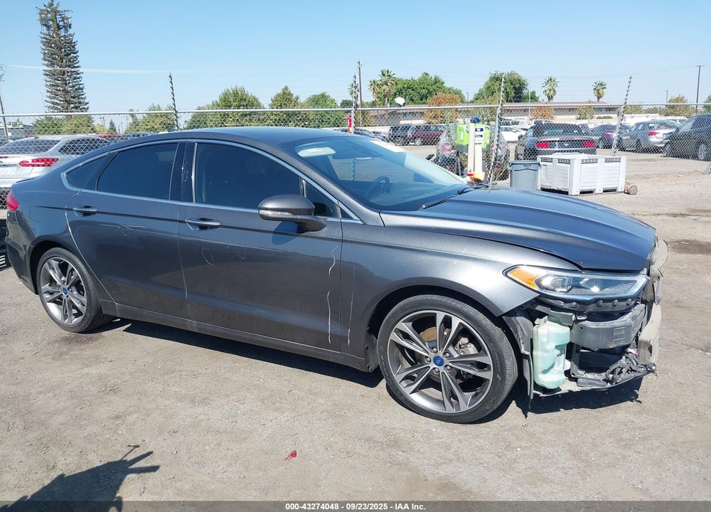 2019 FORD FUSION VIN: 3FA6P0D95KR116673
