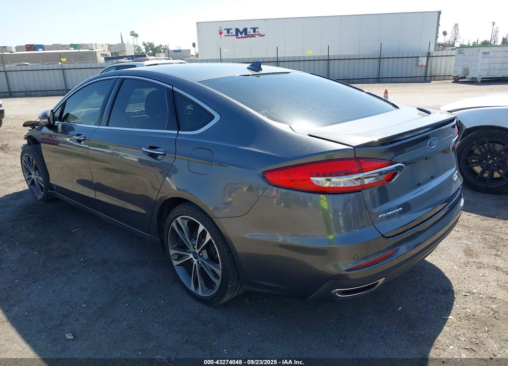 2019 FORD FUSION VIN: 3FA6P0D95KR116673
