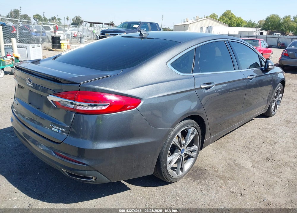 2019 FORD FUSION VIN: 3FA6P0D95KR116673
