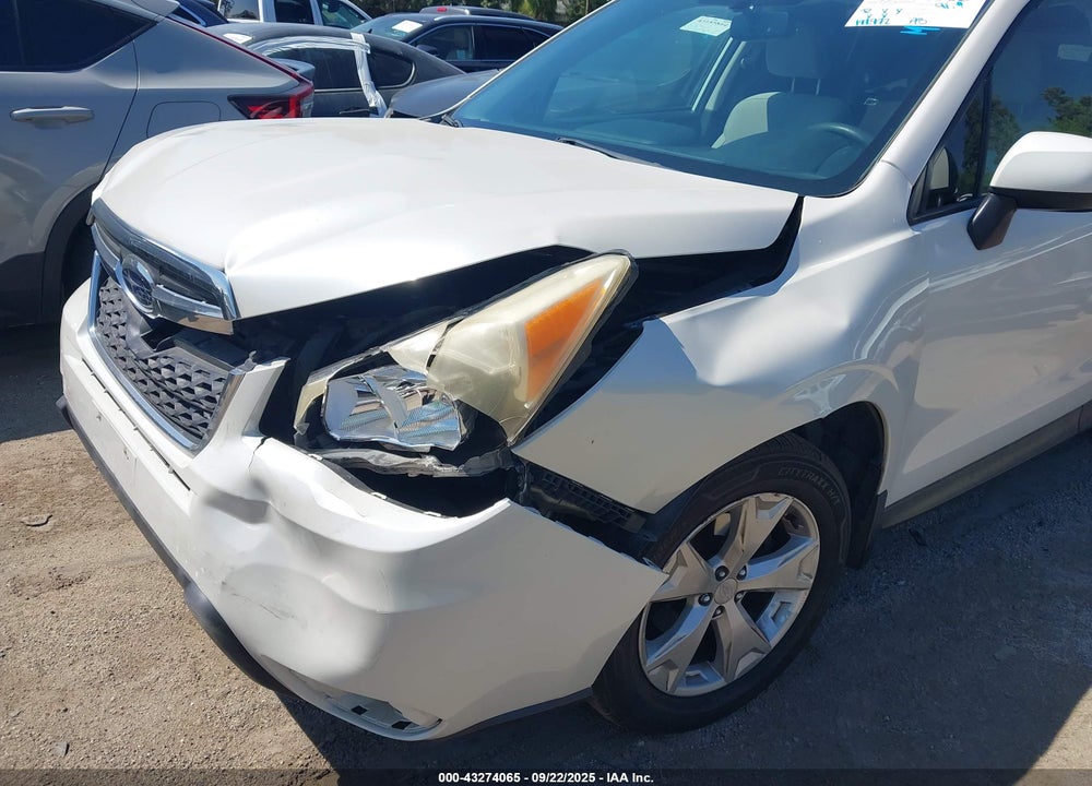 2015 SUBARU FORESTER VIN: JF2SJADC8FH409729