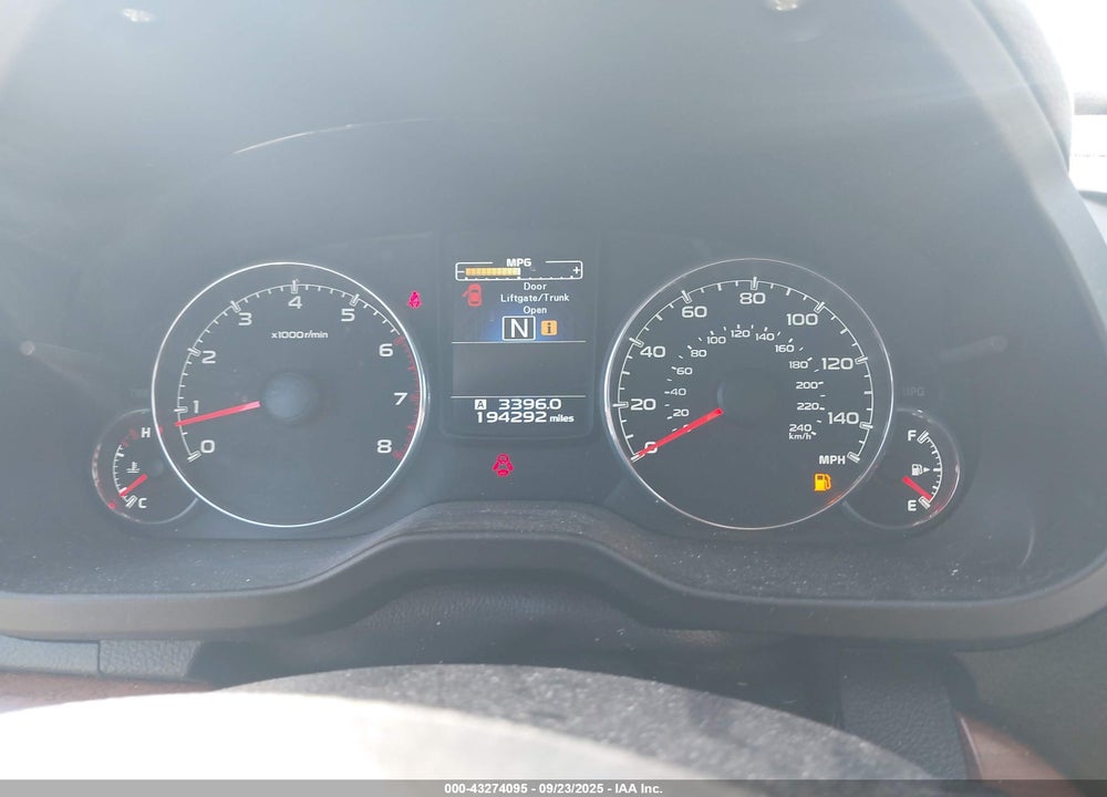 2014 SUBARU OUTBACK VIN: 4S4BRCLC9E3265586