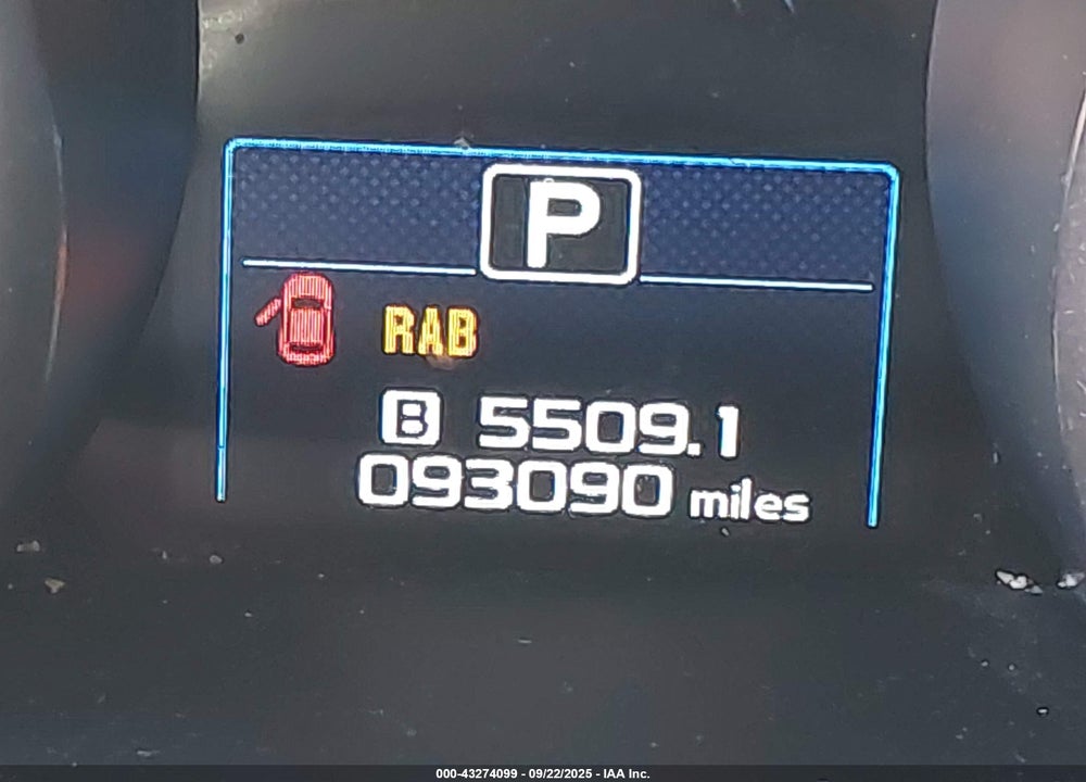 2019 SUBARU OUTBACK VIN: 4S4BSANC9K3212856