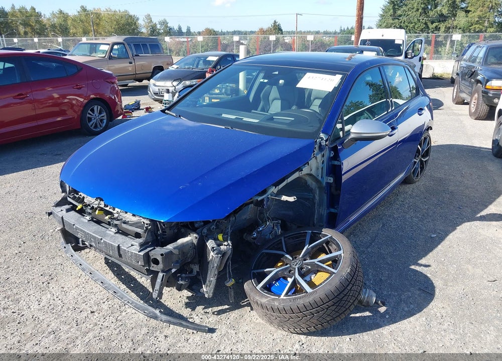2022 VOLKSWAGEN GOLF R VIN: WVWEB7CD4NW120797