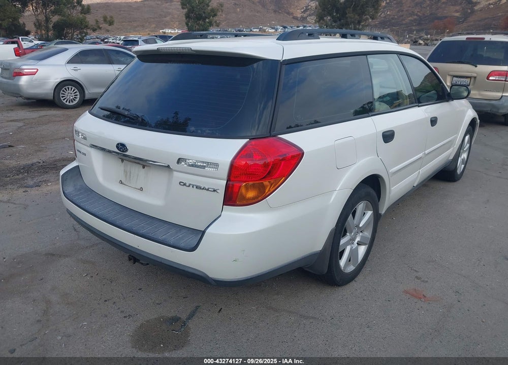 2007 SUBARU OUTBACK 2.5I VIN: 4S4BP61C977315036