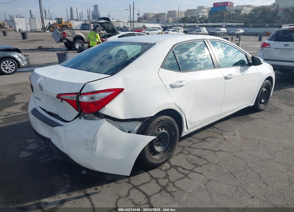 2016 TOYOTA COROLLA L VIN: 5YFBURHE0GP386940