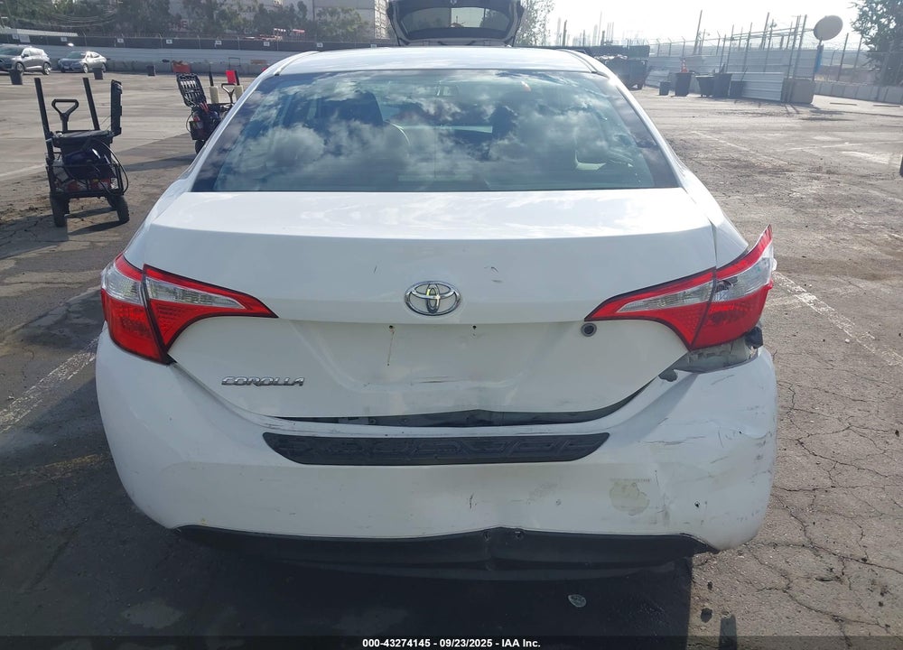 2016 TOYOTA COROLLA L VIN: 5YFBURHE0GP386940