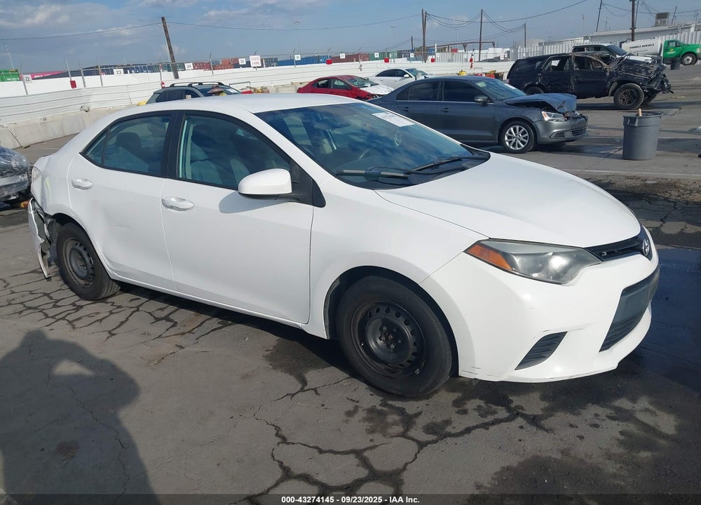 2016 TOYOTA COROLLA L VIN: 5YFBURHE0GP386940