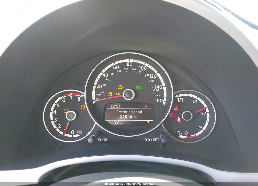 2013 VOLKSWAGEN BEETLE COUPE 2.5L FENDER EDITION VIN: 3VWJP7AT5DM694279