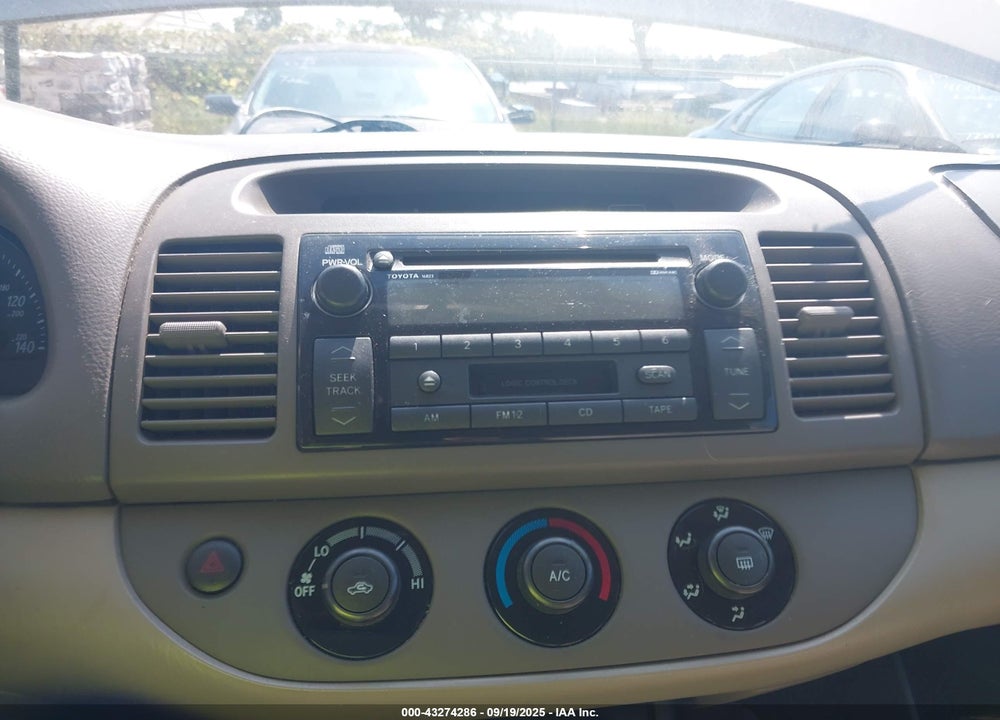 2004 TOYOTA CAMRY LE VIN: 4T1BE32K64U789226