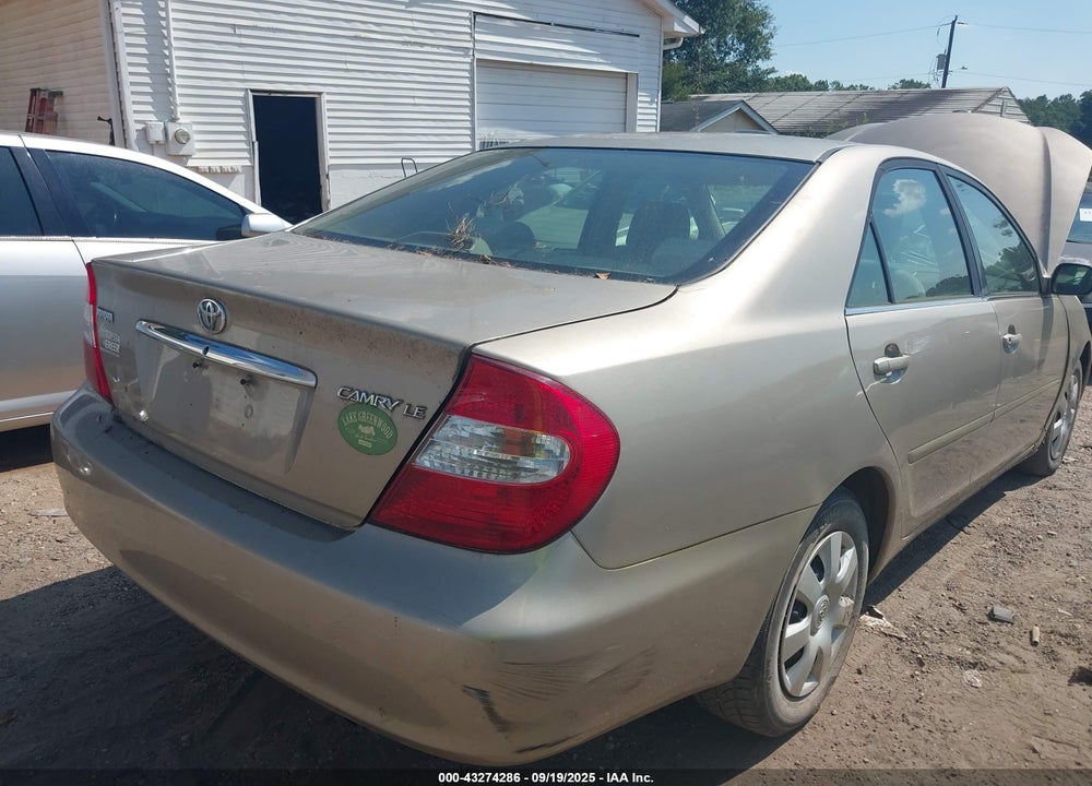 2004 TOYOTA CAMRY LE VIN: 4T1BE32K64U789226