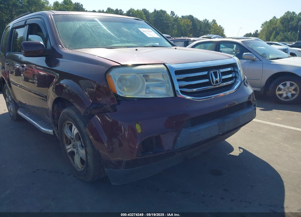 2014 HONDA PILOT EX-L VIN: 5FNYF4H71EB001743