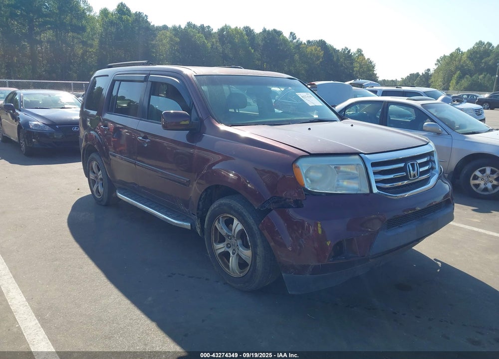 2014 HONDA PILOT EX-L VIN: 5FNYF4H71EB001743