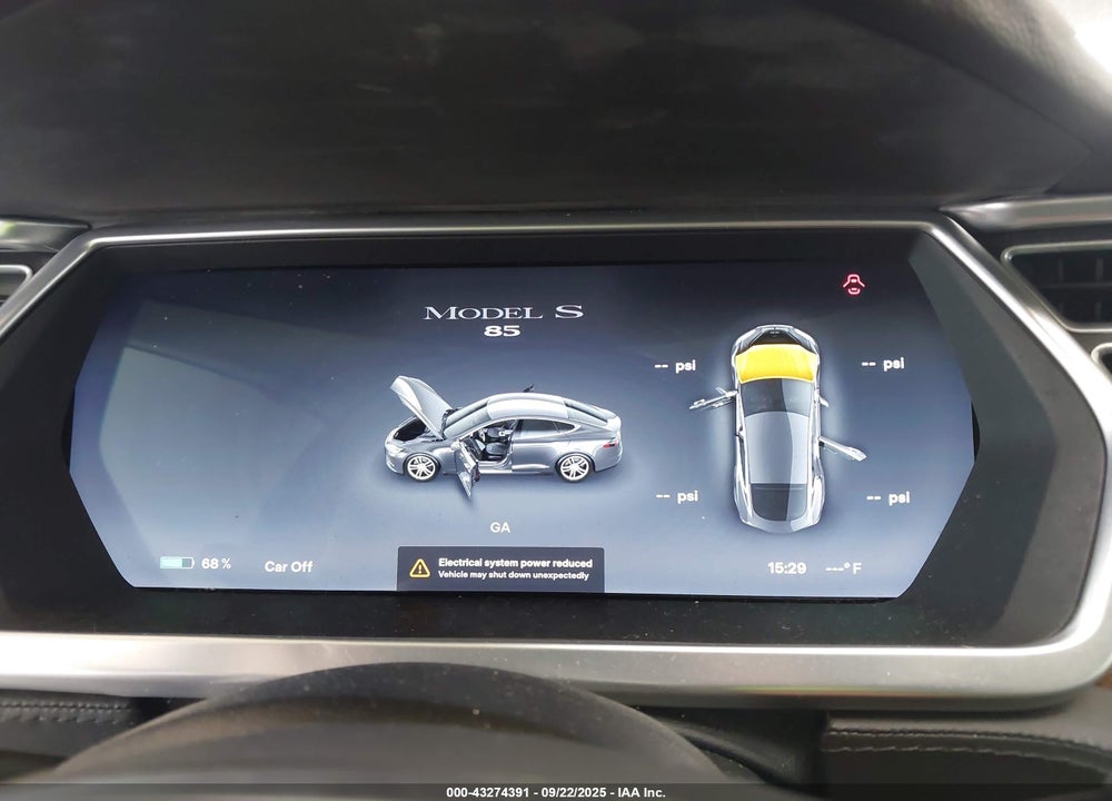 2013 TESLA MODEL S VIN: 5YJSA1DN5DFP13551