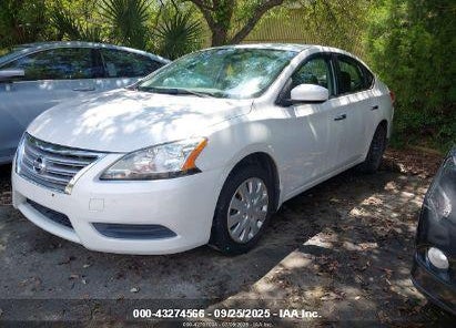 2014 NISSAN SENTRA S VIN: 3N1AB7AP8EL682996