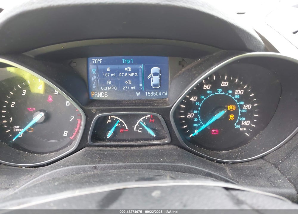 2014 FORD ESCAPE VIN: 1FMCU0F77EUC50353