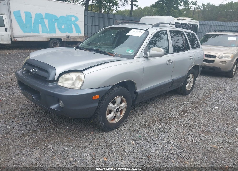 2005 HYUNDAI SANTA FE GLS VIN: KM8SC13D45U931973