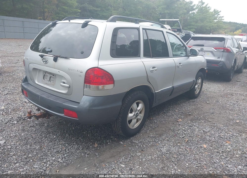 2005 HYUNDAI SANTA FE GLS VIN: KM8SC13D45U931973