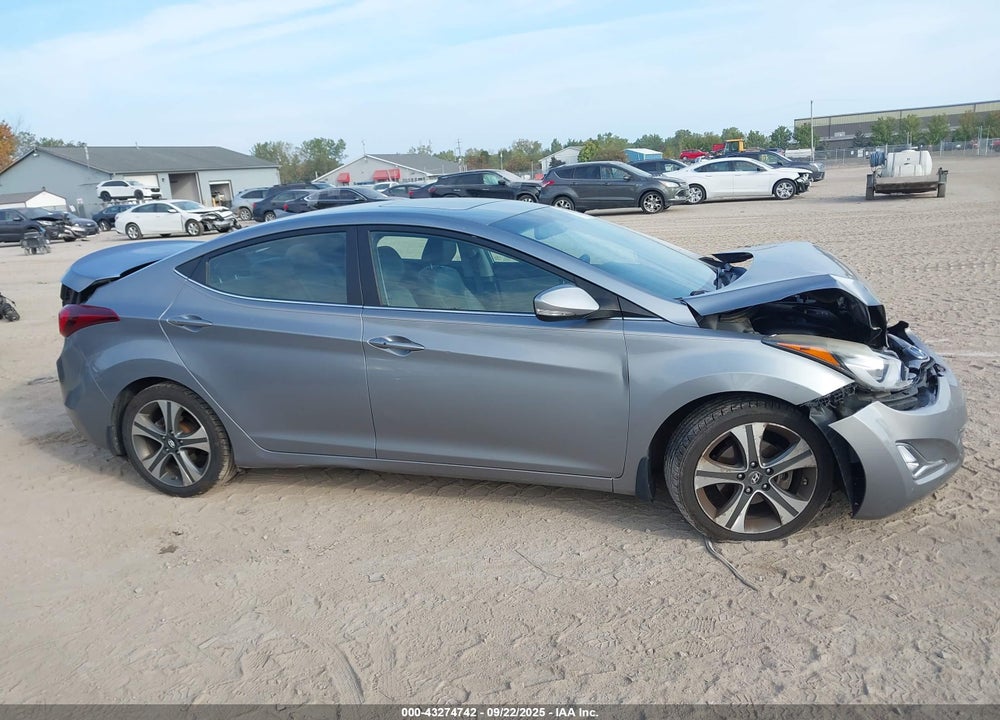 2014 HYUNDAI ELANTRA VIN: KMHDH4AH5EU156004