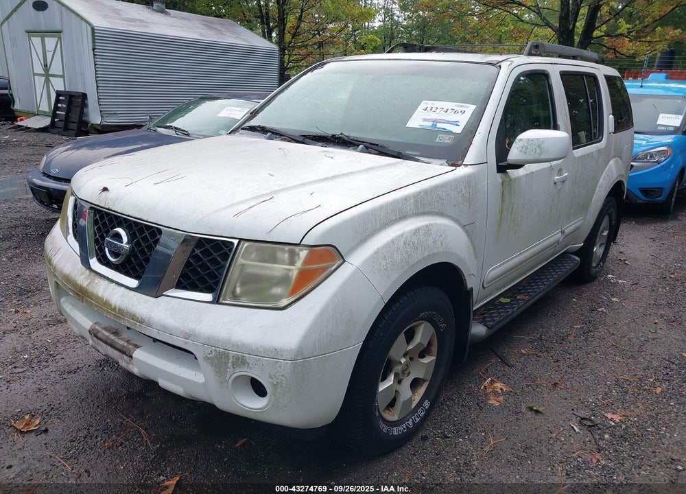 2006 NISSAN PATHFINDER SE VIN: 5N1AR18U96C608237