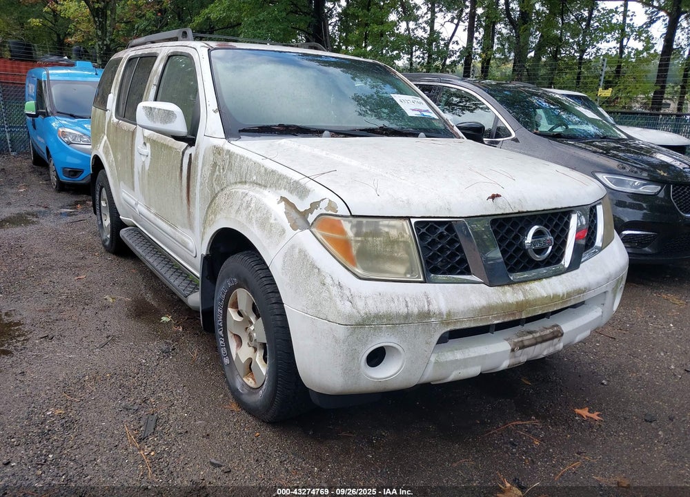2006 NISSAN PATHFINDER SE VIN: 5N1AR18U96C608237