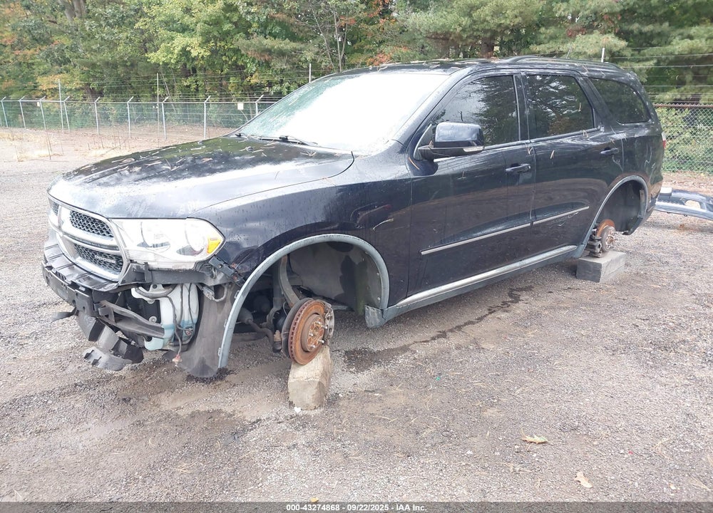 2011 DODGE DURANGO CREW VIN: 1D4RE4GG1BC599644