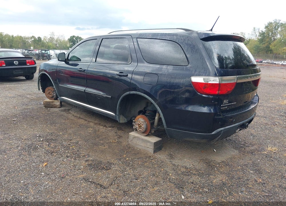 2011 DODGE DURANGO CREW VIN: 1D4RE4GG1BC599644