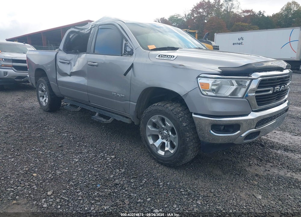 2021 RAM 1500 BIG HORN 4X4 5'7 BOX VIN: 1C6SRFFT2MN826450