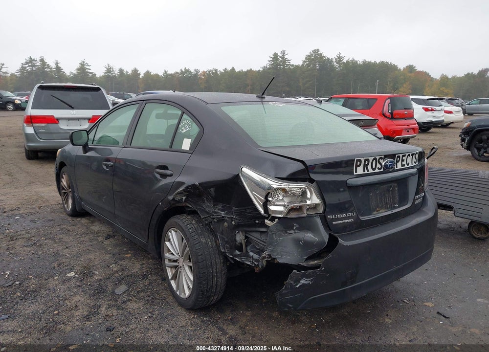 2012 SUBARU IMPREZA VIN: JF1GJAD69CH008495