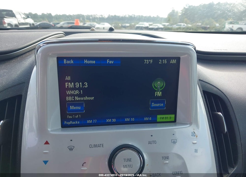2012 CHEVROLET VOLT VIN: 1G1RA6E42CU124134