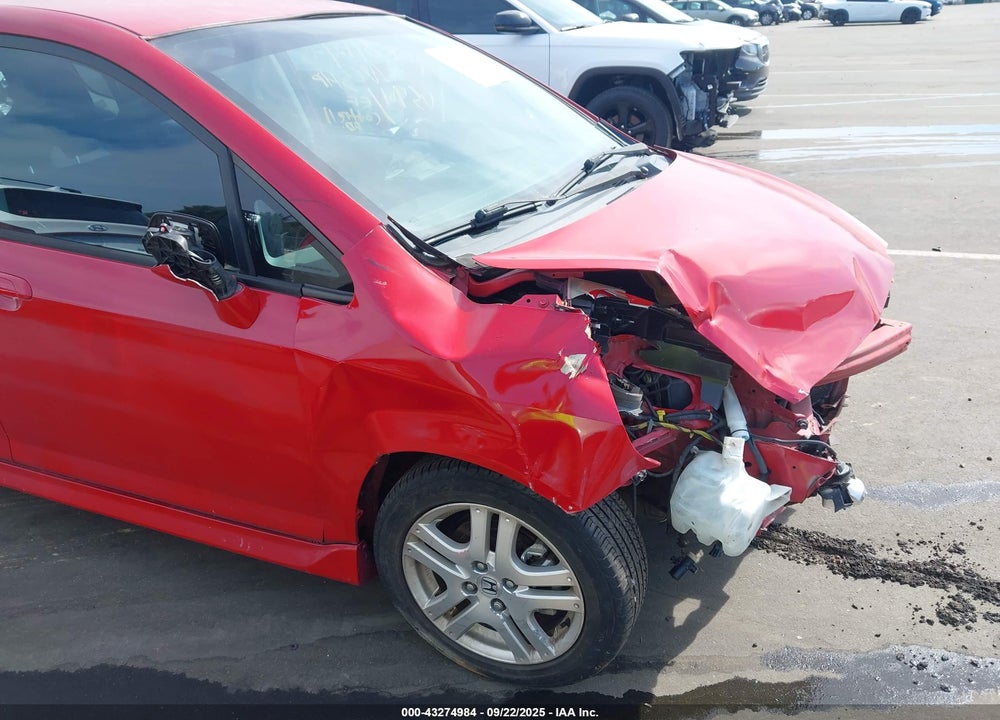 2007 HONDA FIT SPORT VIN: JHMGD38637S007535