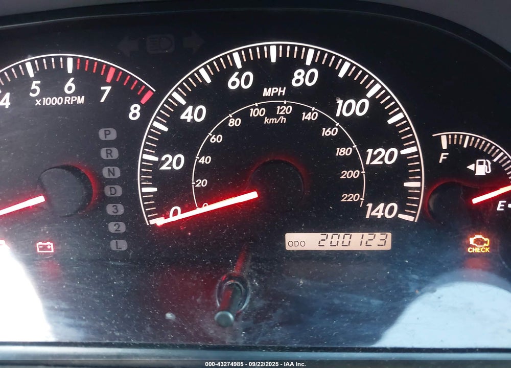 2005 TOYOTA CAMRY LE VIN: 4T1BE30K45U096353