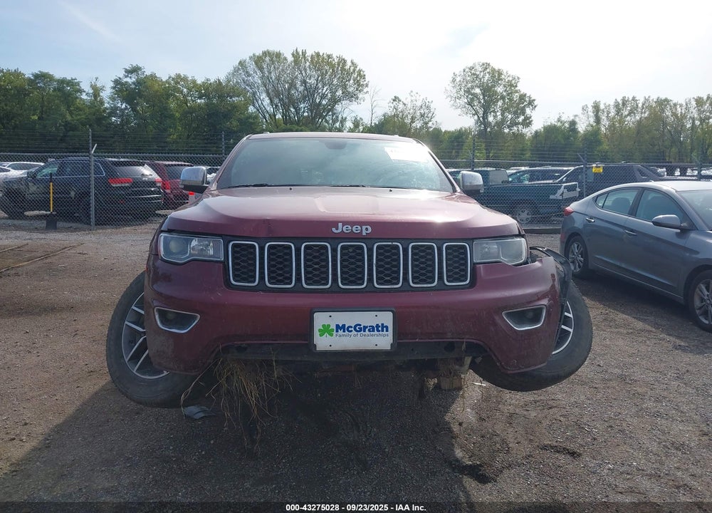 2017 JEEP GRAND CHEROKEE VIN: 1C4RJFBGXHC811607