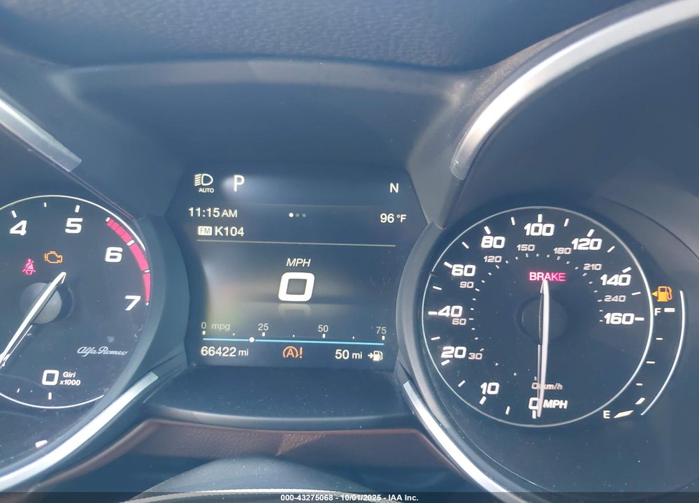 2019 ALFA ROMEO STELVIO SPORT AWD VIN: ZASPAKAN1K7C30536