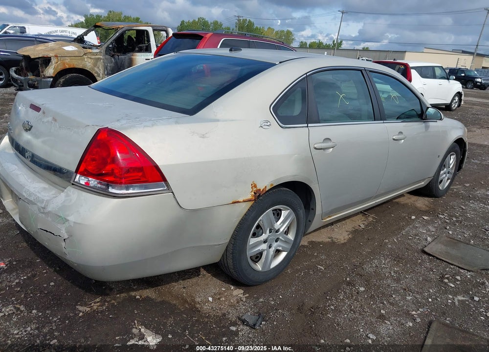 2008 CHEVROLET IMPALA VIN: 2G1WB58N189273721