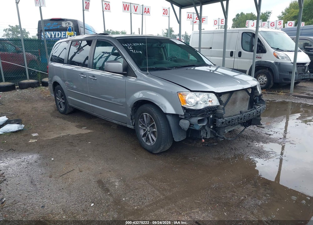 2017 DODGE GRAND CARAVAN SXT VIN: 2C4RDGCG0HR858356